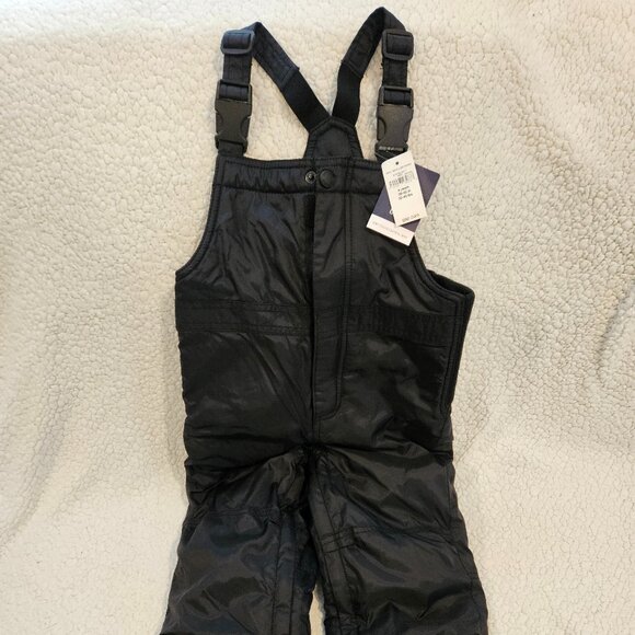 NWT Baby Gap Black 4T Snowbib - Picture 1 of 4